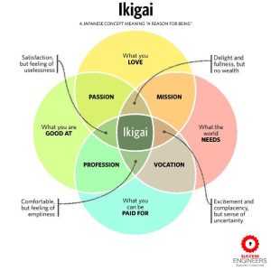 IKIGAI Venn diagram